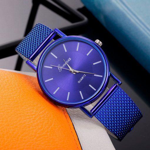 Watch For Women Stylish Relogio Quartz Watch Woman's High-end Blue Glass Life Waterproof Distinguished Relogio Feminino Reloj