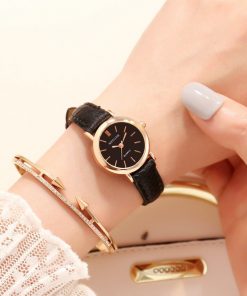 Small Gold Bangle Bracelet Luxury Watches Stainless Steel Retro Ladies Quartz Wristwatches Fashion Casual Women Dress Watch