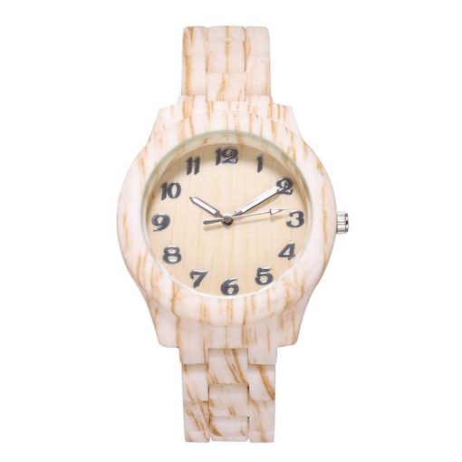 women watches relogio feminino High-End Fashion Wood Grain Women's Watch Simple Digital Wood Grain Quartz Watch reloj mujer 32