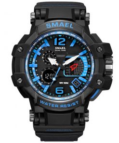 SMAEL Men Watches White Casual Watches Men LED Digital 50M Waterproof Sport Watch S Shock Watch 1509 relogio masculino