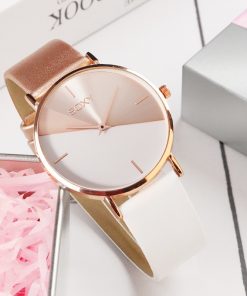 top brand women's watch leather rose gold dress female clock luxury brand design women watches simple fashion ladies watch