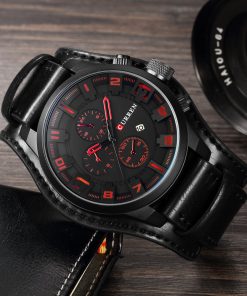 CURREN Top Brand Luxury Mens Watches Male Clocks Date Sport Military Clock Leather Strap Quartz Business Men Watch Gift 8225