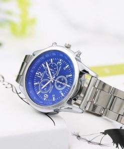 Men's WatchTop Brand 2020 Fashion Luxury Blu-ray Men Wrist watch Stainless Steel Strap Quartz Wrist Watch Relogio Masculino