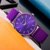 Watch women Quartz Watch Woman's High-end Blue Glass Life Waterproof Distinguished zegarek damski