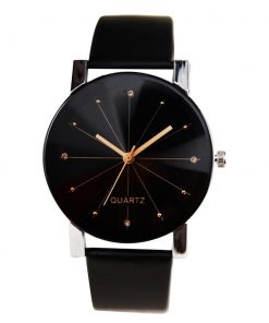 Luxury Women Quartz Wristwatch Sport Military Strap Line Analog Leather Band Wrist Watch Simplicity watches erkek kol saati