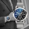 Luxury Men Quartz Watch Fashion Stainless Steel Mens Blue Ray Glass Analog Watches Limited Edition Minimalist Relogio Masculino