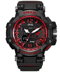 SMAEL Men Watches White Casual Watches Men LED Digital 50M Waterproof Sport Watch S Shock Watch 1509 relogio masculino