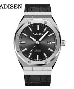 CADISEN Design Brand Luxury Men Watches Mechanical Automatic Blue Watch Men 100M Waterproof Casual Business luminous Wristwatch