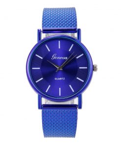 Watch For Women Stylish Relogio Quartz Watch Woman's High-end Blue Glass Life Waterproof Distinguished Relogio Feminino Reloj