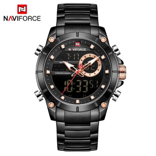 Relogio Masculino NAVIFORCE Top Brand Men Watches Fashion Luxury Quartz Watch Mens Military Chronograph Sports Wristwatch Clock