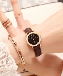 Small Gold Bangle Bracelet Luxury Watches Stainless Steel Retro Ladies Quartz Wristwatches Fashion Casual Women Dress Watch