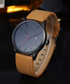 Fashion Large Dial Quartz Men Watch Leather Business Casual Sport Watches Male Clock Wristwatch Relogio Masculino men watches