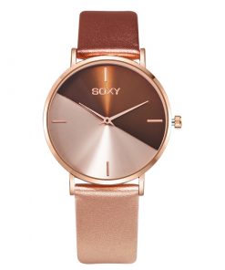 top brand women's watch leather rose gold dress female clock luxury brand design women watches simple fashion ladies watch