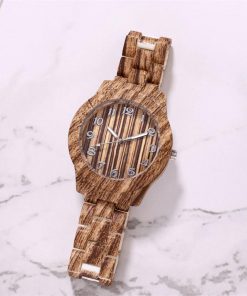 women watches relogio feminino High-End Fashion Wood Grain Women's Watch Simple Digital Wood Grain Quartz Watch reloj mujer 32