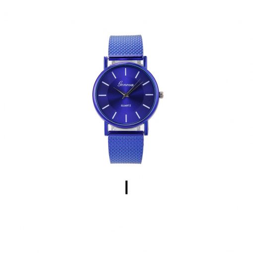 Watch women Quartz Watch Woman's High-end Blue Glass Life Waterproof Distinguished zegarek damski