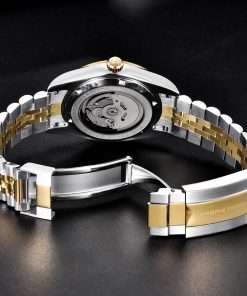 Pagani Design Men Watch Automatic Mechanical Mens Watches Bling Diamond Quartz Watches for Women Gold Stainelss Steel Male Clock