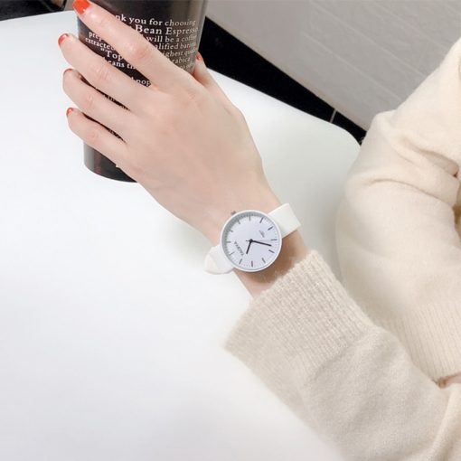 New Fashion Women's Watches Ins Trend Candy Color Wrist Watch Korean Silicone Jelly Watch Clock Gifts for Women