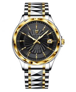 LIGE Original Brand Wrist Watches Mens Automatic Self-Wind Tungsten Steel Waterproof Business Mechanical Watch Relogio Masculino