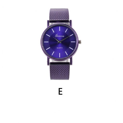 Watch women Quartz Watch Woman's High-end Blue Glass Life Waterproof Distinguished zegarek damski