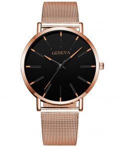 Minimalist Men's Fashion Ultra Thin Watches Simple Men Business Stainless Steel Mesh Belt Quartz Watch Relogio Masculino