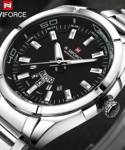 NAVIFORCE Brand Men Watches Business Quartz Watch Men's Stainless Steel Band 30M Waterproof Date Wristwatches Relogio Masculino