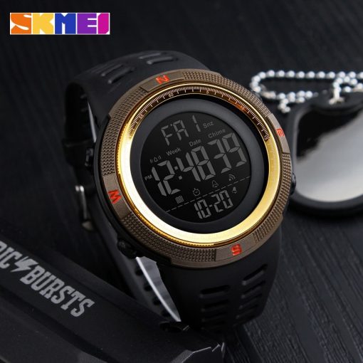 SKMEI Fashion Outdoor Sport Watch Men Clock Multifunction Watches Alarm Chrono 5Bar Waterproof Digital Watch Reloj Hombre