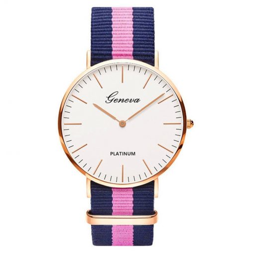 Nylon Strap Style Quartz Women Watch Top Brand Watches Fashion Casual Fashion Wrist Watch 2018 Hot Sale Fashion Ladies Watches