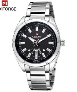 NAVIFORCE Brand Men Watches Business Quartz Watch Men's Stainless Steel Band 30M Waterproof Date Wristwatches Relogio Masculino