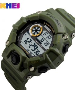 SKMEI Outdoor Sport Watch Men Alarm Clock 5Bar Waterproof Military Watches LED Display Shock Digital Watch Reloj Hombre 2019