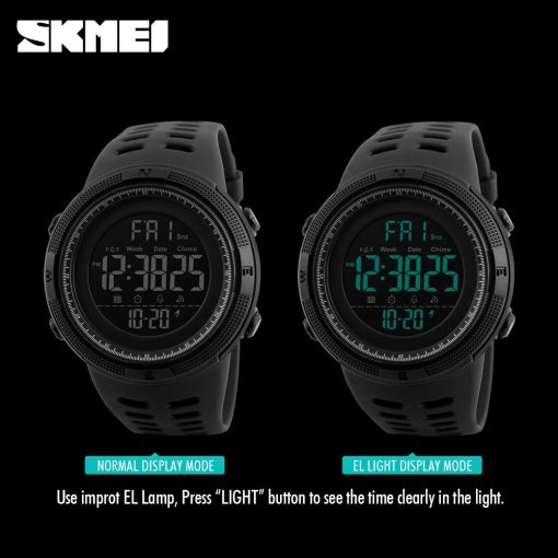 SKMEI Fashion Outdoor Sport Watch Men Clock Multifunction Watches Alarm Chrono 5Bar Waterproof Digital Watch Reloj Hombre