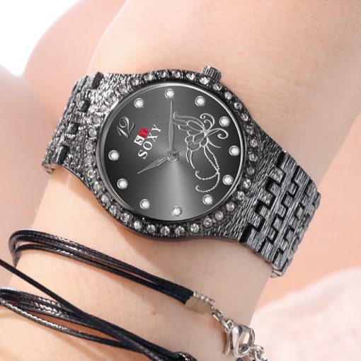 Women Watches Women Fashion Watch Luxury Diamond Women's Gold Wrist Watch Ladies Watch Women Gifts Stainless Steel Clock