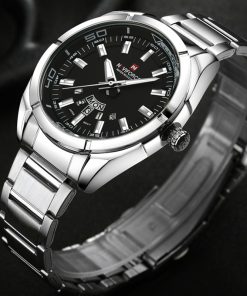 NAVIFORCE Brand Men Watches Business Quartz Watch Men's Stainless Steel Band 30M Waterproof Date Wristwatches Relogio Masculino