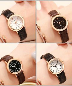 Small Gold Bangle Bracelet Luxury Watches Stainless Steel Retro Ladies Quartz Wristwatches Fashion Casual Women Dress Watch