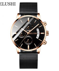 Men's Watch Luxury Brand BELUSHI High-end Man Business Casual Watches Mens Waterproof Sports Quartz Wristwatch relogio masculino