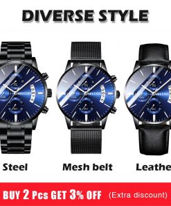 Men's Watch Luxury Brand BELUSHI High-end Man Business Casual Watches Mens Waterproof Sports Quartz Wristwatch relogio masculino