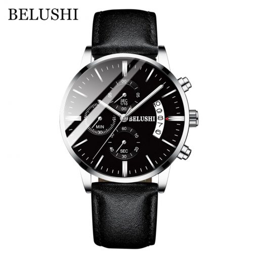 Men's Watch Luxury Brand BELUSHI High-end Man Business Casual Watches Mens Waterproof Sports Quartz Wristwatch relogio masculino