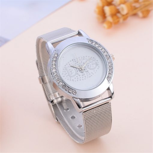 DQG Luxury Brand Women Watches Relogio Feminino Ladies Scrub Belt Watch Surface Star Moon Korean Fashion Casual Women Watch#Y20