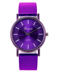 Watch women Quartz Watch Woman's High-end Blue Glass Life Waterproof Distinguished zegarek damski