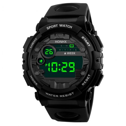 Luxury Mens Digital Led Watch Lcd Digital Stopwatch Date Time Rubber Outdoor Sport Clock Wrist Watch Relogio Feminino 2020 New