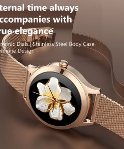 LIGE Ladys Smart Watch Women luxury Smartwatch Full Touch Round Sreen Heart Rate Monitor Blood Pressure Oxygen Fitness Tracker