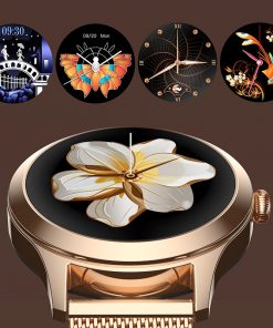 LIGE Ladys Smart Watch Women luxury Smartwatch Full Touch Round Sreen Heart Rate Monitor Blood Pressure Oxygen Fitness Tracker