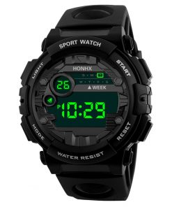 Luxury Mens Digital Led Watch Lcd Digital Stopwatch Date Time Rubber Outdoor Sport Clock Wrist Watch Relogio Feminino 2020 New