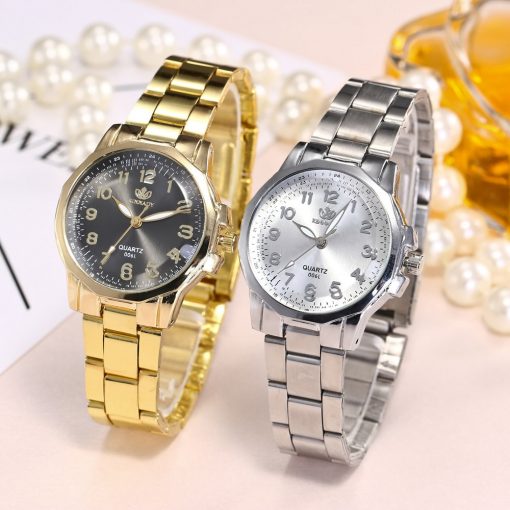 Women Watches Stainless Steel Band Analog Quartz Round Wrist Watch Watches Ladies Bracelet Casual Female Clock Reloj Mujer