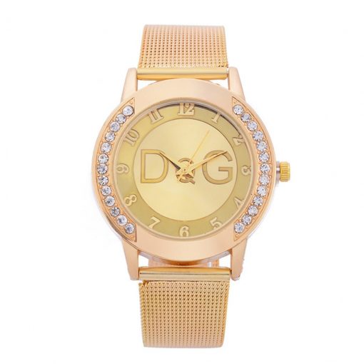 DQG Luxury Brand Women Watches Relogio Feminino Ladies Scrub Belt Watch Surface Star Moon Korean Fashion Casual Women Watch#Y20