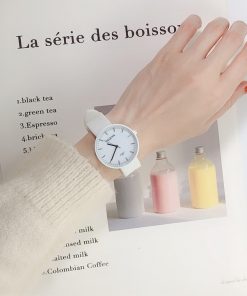 New Fashion Women's Watches Ins Trend Candy Color Wrist Watch Korean Silicone Jelly Watch Clock Gifts for Women