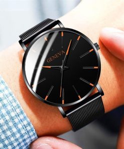 Men Luxury Watches Quartz Wrist Watch Man Sport Analog Wristwatch Stainless Steel Casual Bracele Watch Simple Top Brand Clock