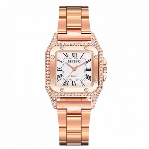 Small Gold Bangle Bracelet Luxury Watches Stainless Steel Retro Ladies Quartz Wristwatches Fashion Casual Women Dress Watch