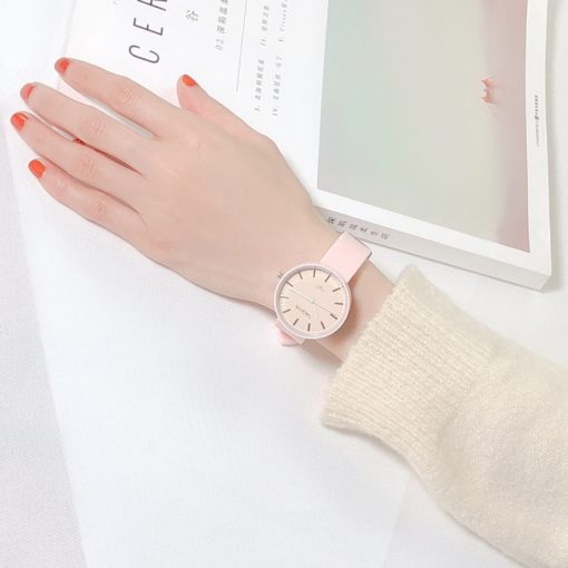 New Fashion Women's Watches Ins Trend Candy Color Wrist Watch Korean Silicone Jelly Watch Clock Gifts for Women