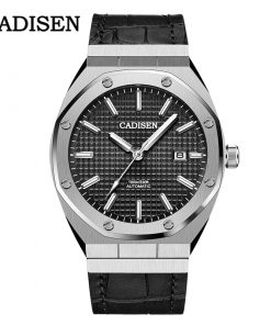 CADISEN Design Brand Luxury Men Watches Mechanical Automatic Blue Watch Men 100M Waterproof Casual Business luminous Wristwatch