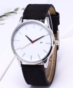 Fashion Large Dial Quartz Men Watch Leather Business Casual Sport Watches Male Clock Wristwatch Relogio Masculino men watches